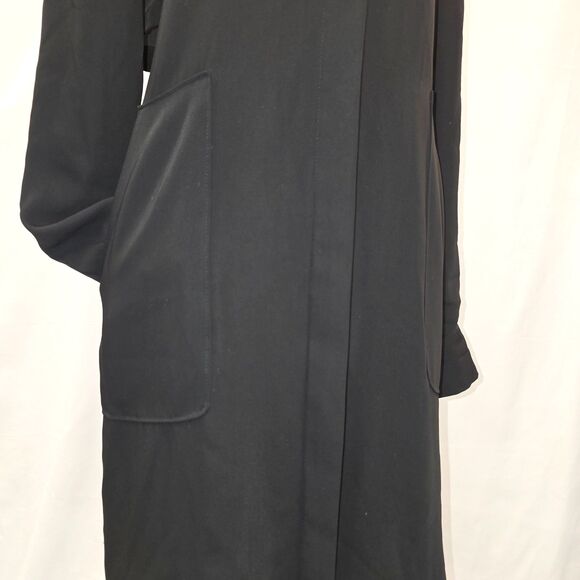 White House Black Market Black Utility Shirt Dress | Size 4 - Picture 3 of 12